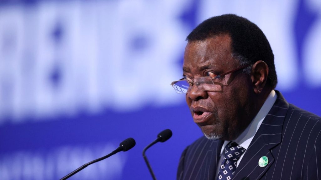 Hage Geingob, président de la Namibie, est décédé