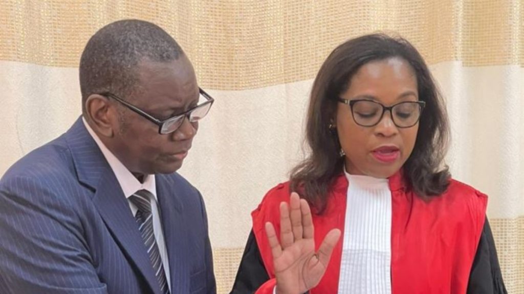 La juge mozambicaine Paula Machatine Honwana au Tribunal spécial résiduel pour la Sierra Leone