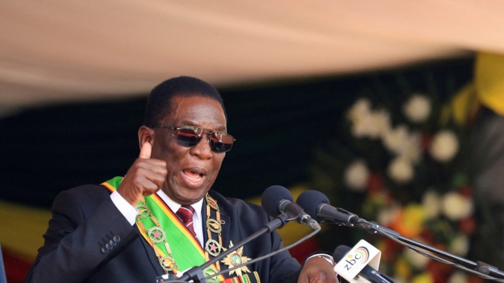 Les États-Unis imposent des sanctions au président du Zimbabwe et à d'autres dirigeants du pays