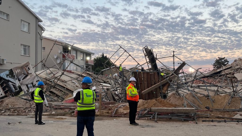 effondrement mortel d'un immeuble en construction