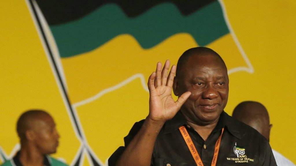 L'ANC ne demandera pas la démission du président Cyril Ramaphosa