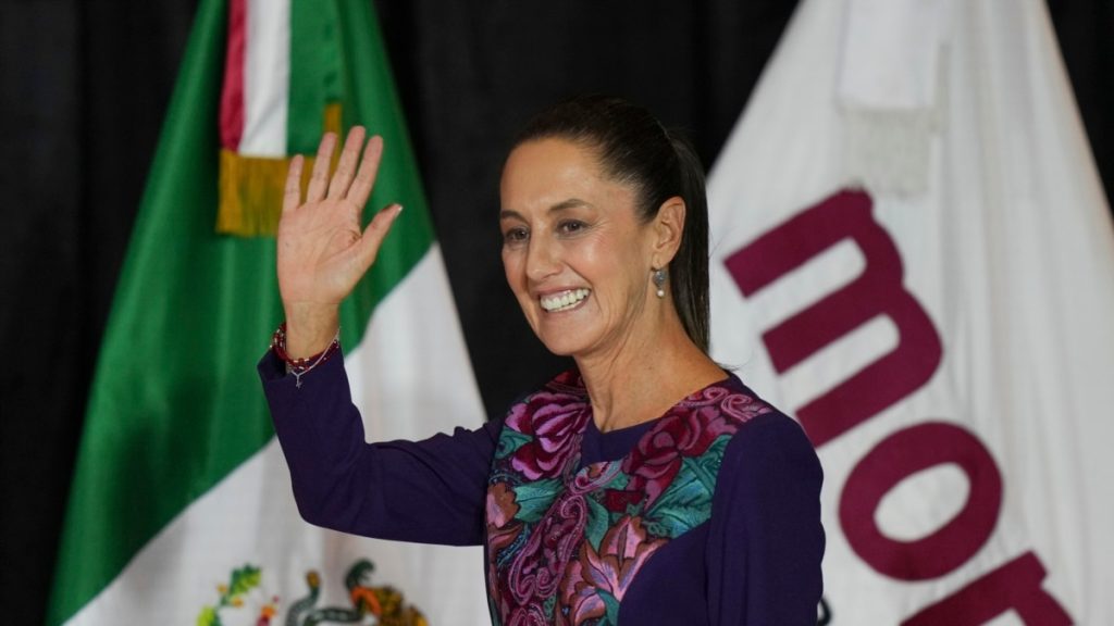 Claudia Sheinbaum, élue première présidente du Mexique